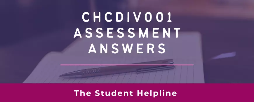 Chcdiv001 Assessment Answers